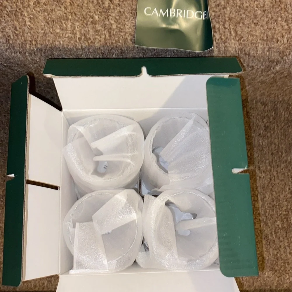 ❤️🧡💚💙NWT Cambridge 4 16oz Cocktail Glass Set